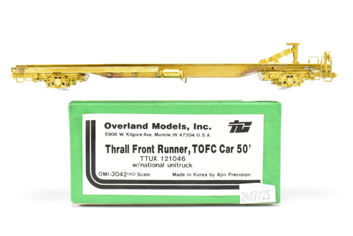 HO Brass OMI - Overland Models, Inc. Various Roads TTX - Trailer Train (TTUX) Thrall Front Runner 50' TOFC Car w/National Unitruck