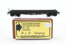 Load image into Gallery viewer, HO Brass W&amp;R Enterprises NP - Northern Pacific MOW Ditcher Flat Car Nos. 6 - 10Factory Painted No. 8
