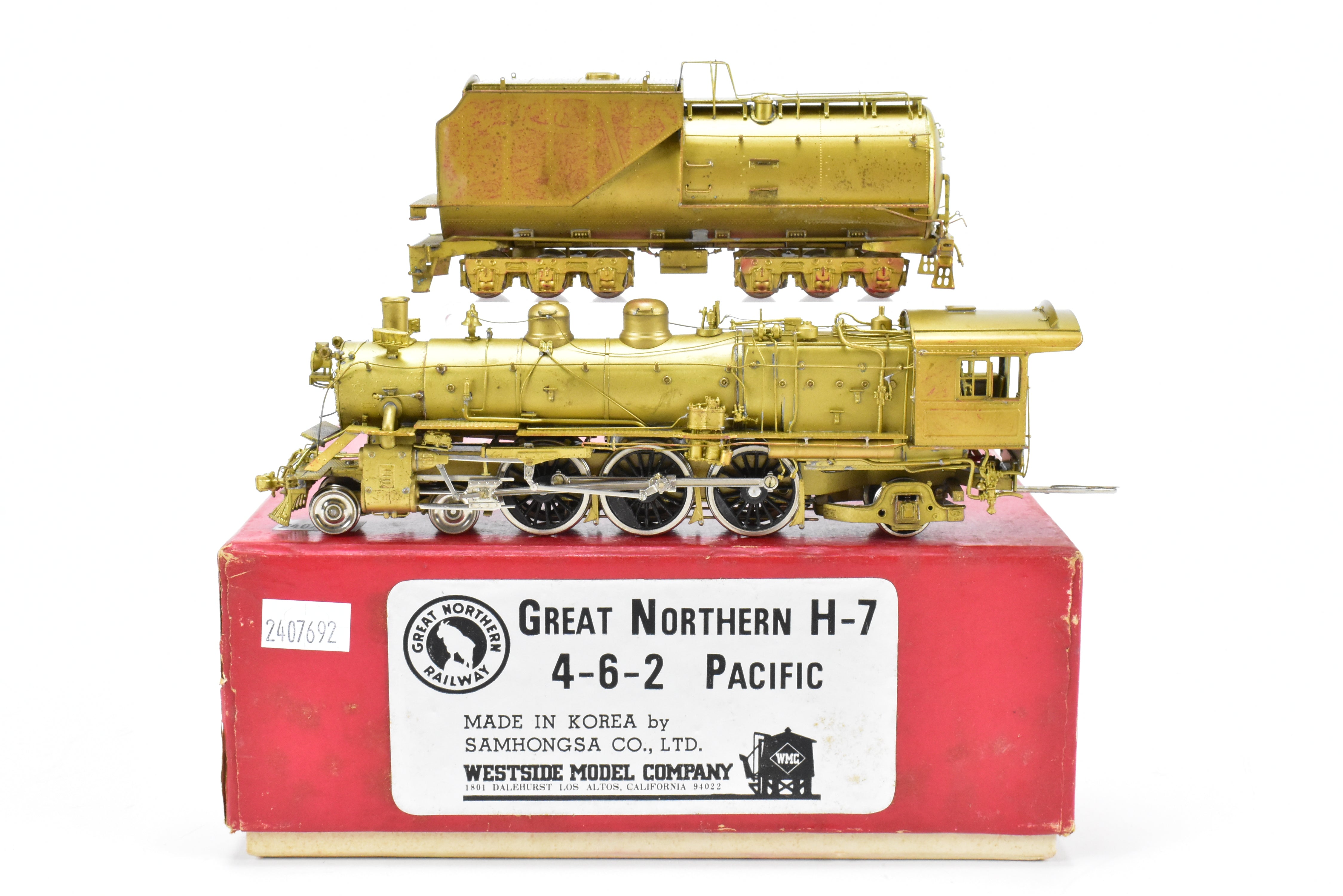 HO Brass Westside Model GN Great Northern 4-6-2 H-7 Pacific
