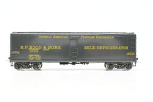 Load image into Gallery viewer, O Brass PSC - Precision Scale Co. Various Roads GPEX 41' General American Pfaudler Steel Milk Tank Car Factory Painted H. P. Hood &amp; Sons
