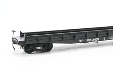 Load image into Gallery viewer, HO Brass W&amp;R Enterprises NP - Northern Pacific MOW Ditcher Flat Car Nos. 6 - 10 Factory Painted No. 8
