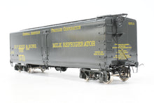 Load image into Gallery viewer, O Brass PSC - Precision Scale Co. Various Roads GPEX 41' General American Pfaudler Steel Milk Tank Car Factory Painted H. P. Hood &amp; Sons
