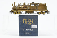 Load image into Gallery viewer, HO Brass PFM - United 2-Truck Class B Shay Geared Locomotive 1958 Run
