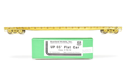 HO Brass OMI - Overland Models, Inc. UP - Union Pacific Class F-70-15 65' Flat Car