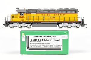 HO Brass OMI - Overland Models Inc. UP - Union Pacific EMD SD40 w/Low Mounted Brake Cylinders Low Hood Custom Painted No. 3007