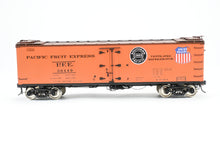 Load image into Gallery viewer, O Brass PSC - Precision Scale Co. PFE - Pacific Fruit Express 40’ R-30-12-9 Wood Refrigerator Car FP No. 30449
