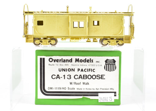 HO Brass OMI - Overland Models, Inc. UP - Union Pacific CA-13 Caboose w/roof walk