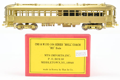 HO Brass MTS Imports CNS&M - North Shore Line 150-164 Series “Brill” Coach