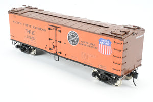 O Brass PSC - Precision Scale Co. PFE - Pacific Fruit Express 40’ R-30-12-9 Wood Refrigerator Car FP No. 30449