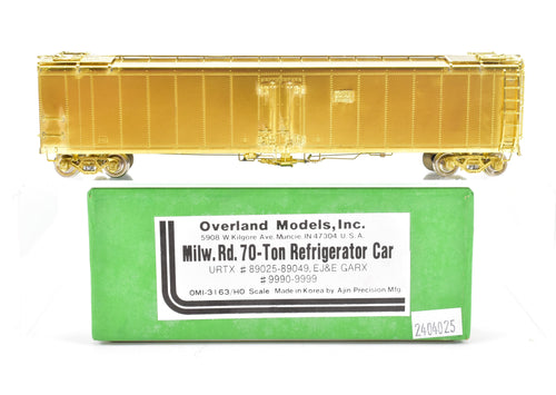 HO Brass OMI - Overland Models, Inc. MILW - Milwaukee Road 70-Ton Refrigerator Car