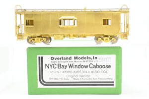 HO Brass OMI - Overland Models, Inc. NYC - New York Central N7 Steel Bay Window Caboose Original Version