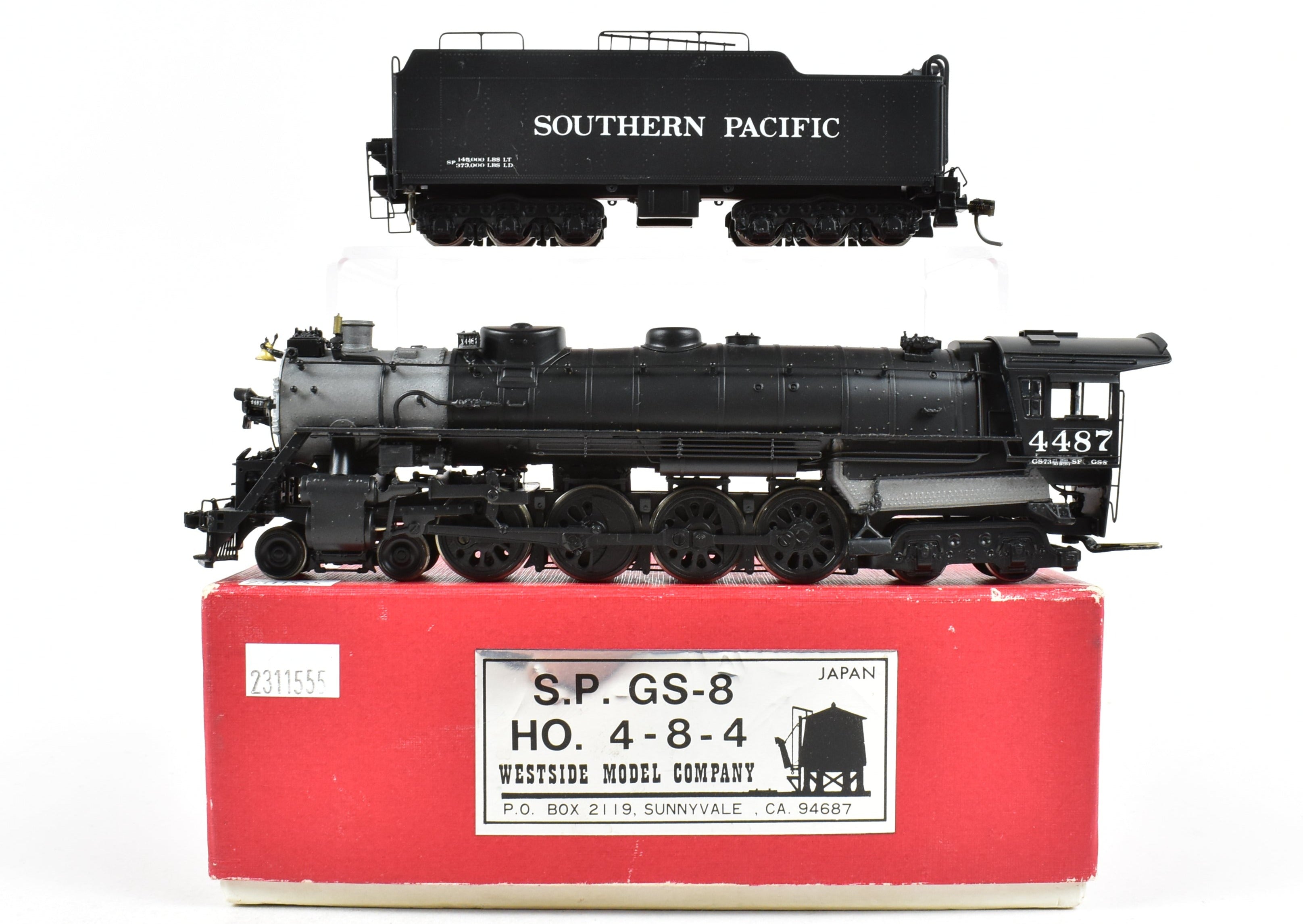 HO Brass Westside Model Co. SP - Southern Pacific Class GS-8 4-8-4