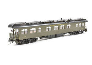 HO Brass NEW NBL - North Bank Line GN - Great Northern A22 Business Car Wood Sides Pullman Green