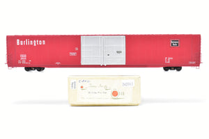 HO Brass Trains Inc. CB&Q - Chicago, Burlington & Quincy 86 Foot Hi-Cube Boxcar CP CB&Q 15009