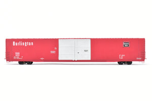 HO Brass Trains Inc. CB&Q - Burlington Route 86 Foot Hi-Cube Boxcar CP CB&Q 15009