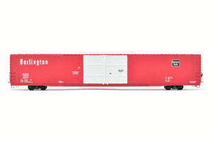 HO Brass Trains Inc. CB&Q - Burlington Route 86 Foot Hi-Cube Boxcar CP CB&Q 15009