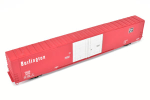 HO Brass Trains Inc. CB&Q - Burlington Route 86 Foot Hi-Cube Boxcar CP CB&Q 15009