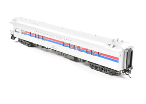 HO Brass NEW NBL - North Bank Line SP - Southern Pacific "Portland" #106 Business Car Amtrak Silver w/ Stripes