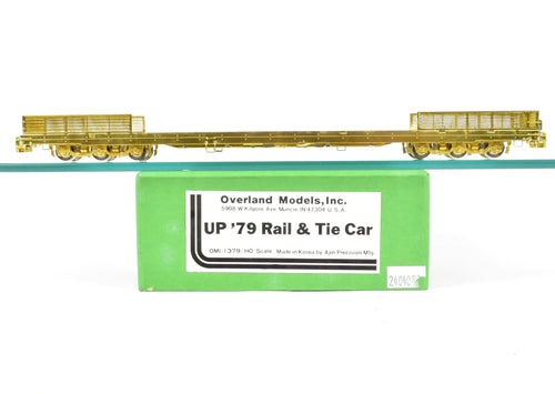 HO Brass OMI - Overland Models, Inc. UP - Union Pacific 79' Rail and Tie Car