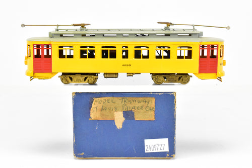 HO Brass Model Tramway Systems Chicago Surface Lines Palace Car 2700 Series CP Private Road #4093