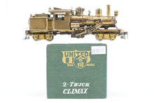 Load image into Gallery viewer, HO Brass PFM - United Various roads 2-Truck Logging Climax Geared Locomotive 1956 Run
