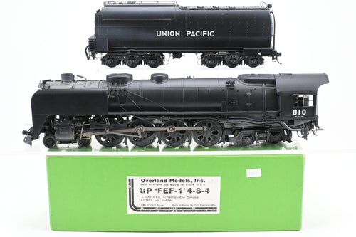 O Brass OMI - Overland Models, Inc. UP - Union Pacific FEF-1 4-8-4 Pro-Paint No. 810 Light Weathering