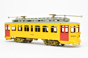 HO Brass Model Tramway Systems CSL - Chicago Surface Lines Palace Car 2700 Series CP Private Road #4093