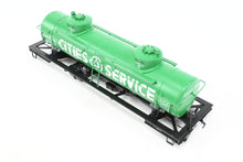Load image into Gallery viewer, O Brass W. A. Drake Various Roads 6,000 Gallon Type 103 Riveted Double Dome Tank Car Factory Painted COSX - Cities Service No. 2880 MISSING TRUCKS
