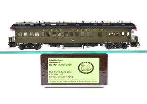 HO Brass NEW NBL - North Bank Line GN - Great Northern 2nd "A3" Business Car Pullman Green