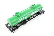 Load image into Gallery viewer, O Brass W. A. Drake Various Roads 6,000 Gallon Type 103 Riveted Double Dome Tank Car Factory Painted COSX - Cities Service No. 2880 MISSING TRUCKS
