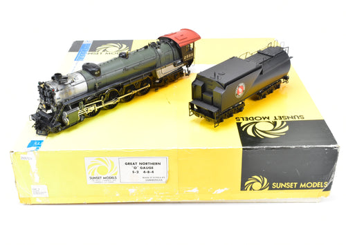 O Brass CON Sunset Models GN - Great Northern S-2 Class 4-8-4 Custom Painted No. 2588