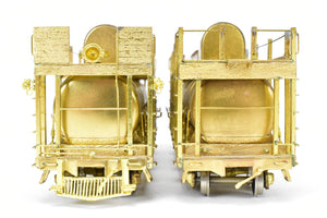 HO Brass CON Westside Model Co. SP - Southern Pacific Fire Train Set T-1 4-6-0 and Two Tank Cars - Missing 2 Ladders