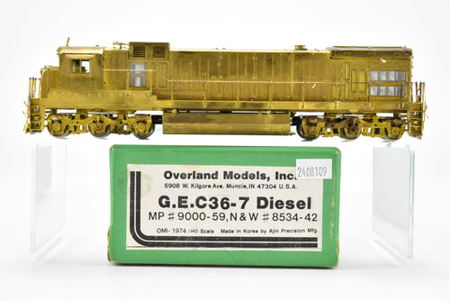 HO Brass OMI - Overland Models Inc. MP - Missouri Pacific and N&W - Norfolk & Western GE C36-7