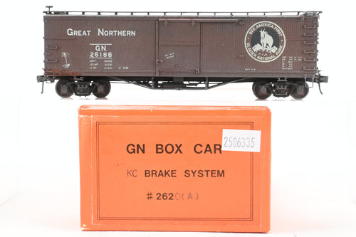 HO Brass NPP - Nickel Plate Products GN - Great Northern 40' Boxcar KC Brake Version Custom Painted and Weathered No.26186