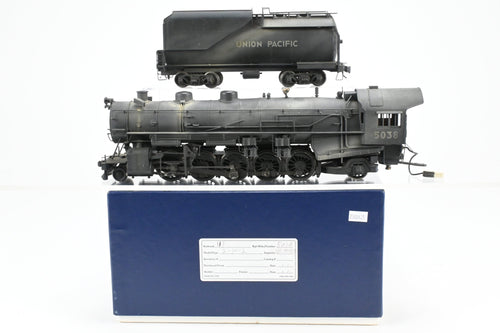 O Brass U.S. Hobbies UP - Union Pacific TTT Class 2-10-2 Custom Painted No. 5038 Can Motor Weathered REBOXX