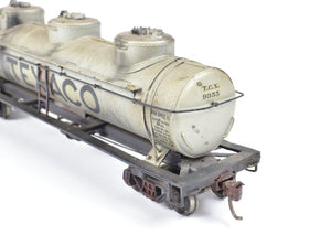 HO Brass Gem Models Various Roads 42' 3-Dome Tank Car CP Lettered Texaco Weathered