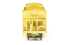 Load image into Gallery viewer, O Brass Pecos River Brass Various Roads ACF 34’ Open Top Hopper Closed Sides Ballast Car
