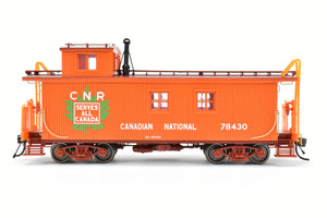 HO TrueLine Trains CNR - Canadian National Railway Wood Offset Cupola Caboose Factory Finished No. 78430