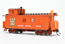 Load image into Gallery viewer, HO TrueLine Trains CNR - Canadian National Railway Wood Offset Cupola Caboose Factory Finished No. 78430
