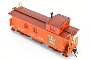 HO TrueLine Trains CNR - Canadian National Railway Wood Offset Cupola Caboose Factory Finished No. 78430