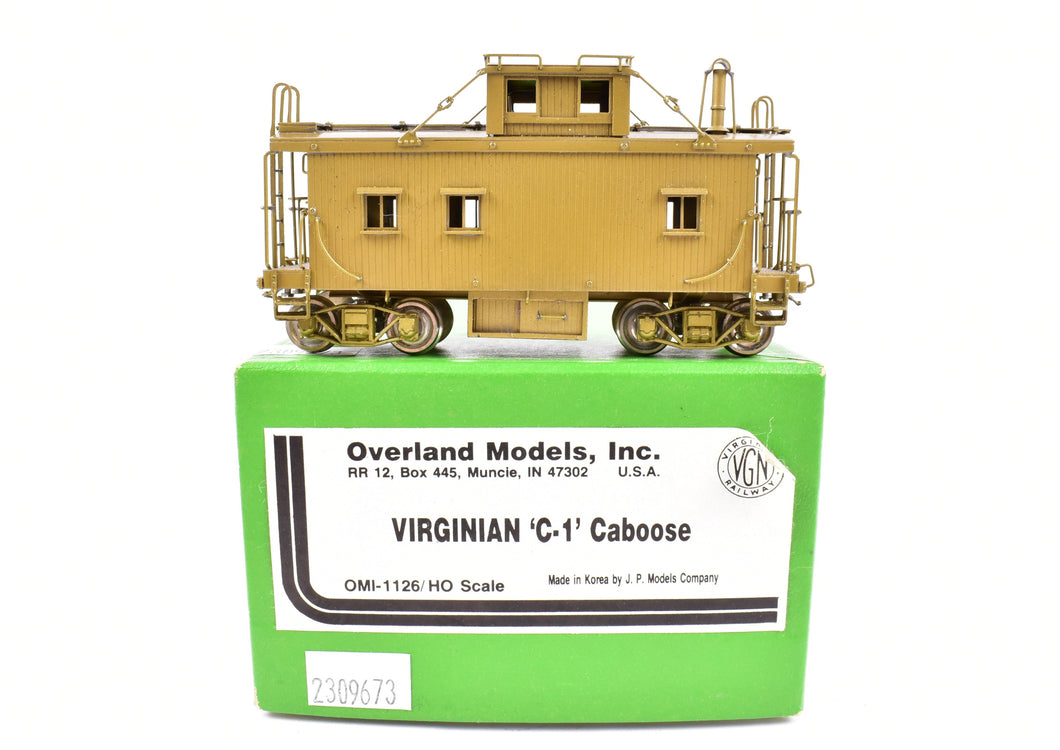 HO Brass OMI - Overland Models, Inc. VGN - Virginian C-1 Caboose