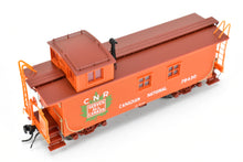 Load image into Gallery viewer, HO TrueLine Trains CNR - Canadian National Railway Wood Offset Cupola Caboose Factory Finished No. 78430
