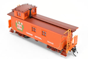 HO TrueLine Trains CNR - Canadian National Railway Wood Offset Cupola Caboose Factory Finished No. 78430