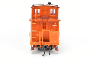 HO TrueLine Trains CNR - Canadian National Railway Wood Offset Cupola Caboose Factory Finished No. 78430