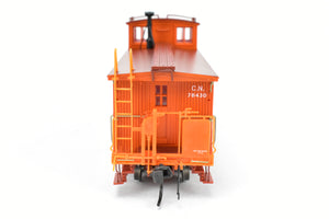 HO TrueLine Trains CNR - Canadian National Railway Wood Offset Cupola Caboose Factory Finished No. 78430