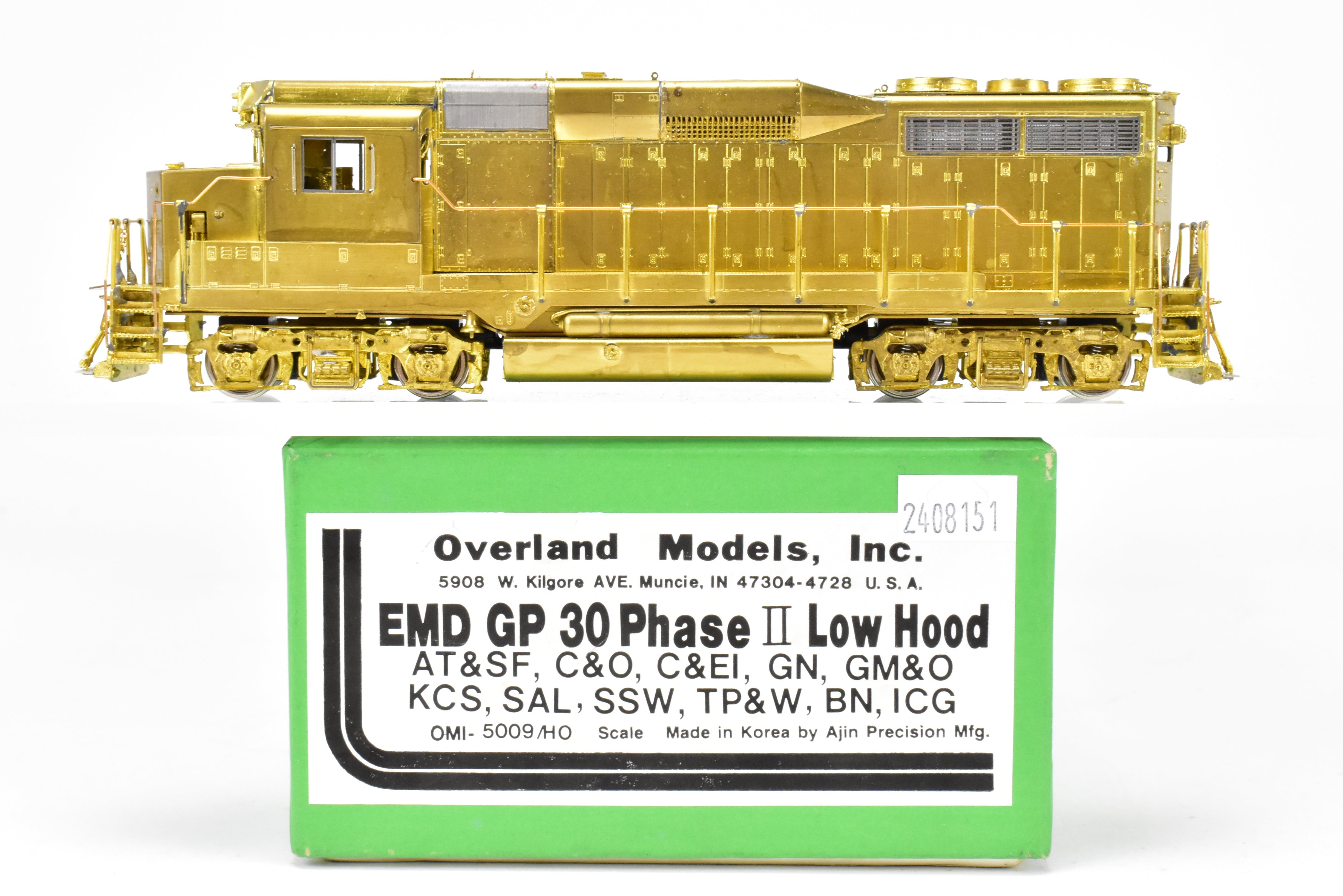 【美品】overland models drive systems HOゲージ HO Brass OMI - Overland Models, Inc. Various Roads EMD GP30 PH II