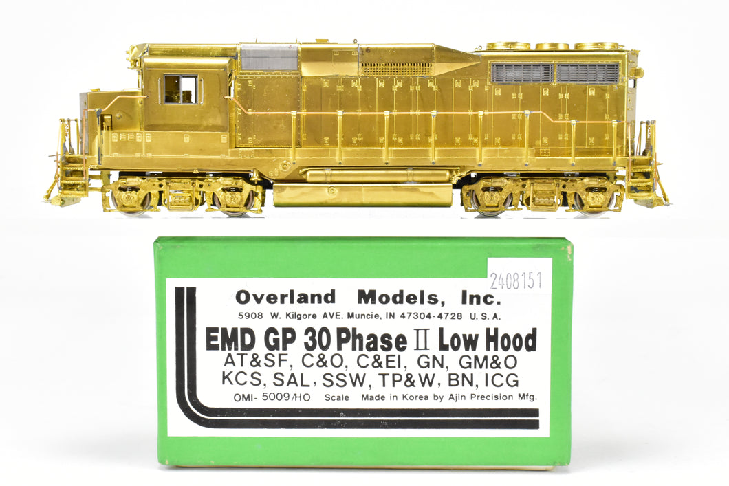 HO Brass OMI - Overland Models, Inc. Various Roads EMD GP30 PH II Low Hood