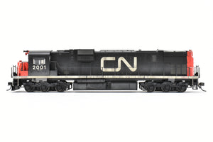 HO CON Bowser "Executive Line" CNR - Canadian National Railway Alco C630M With ESU DCC & Sound FP No. 2001 and Weathered