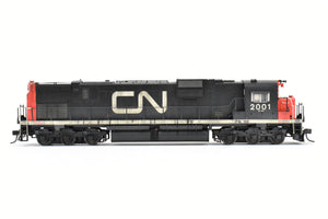 HO CON Bowser "Executive Line" CNR - Canadian National Railway Alco C630M With ESU DCC & Sound FP No. 2001 and Weathered