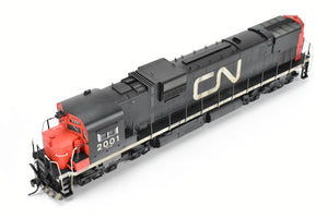 HO CON Bowser "Executive Line" CNR - Canadian National Railway Alco C630M With ESU DCC & Sound FP No. 2001 and Weathered